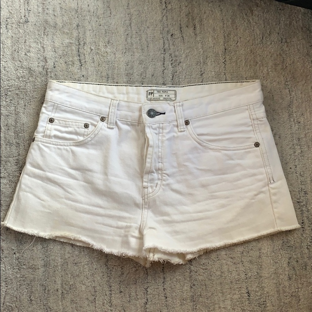 Free People Jean shorts